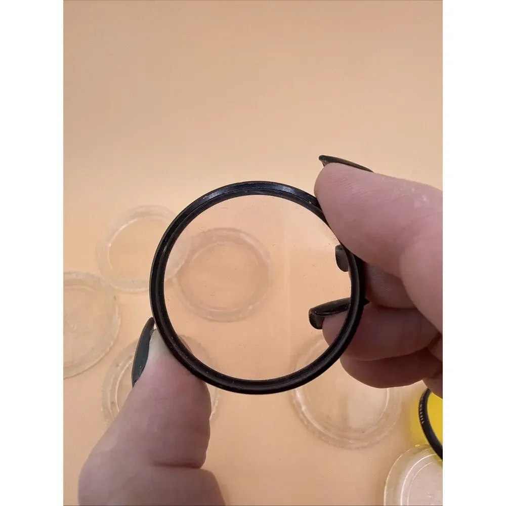 Vintage Tiffen Series #6 Drop-In Lens Filters Set of 3 Lenses USA